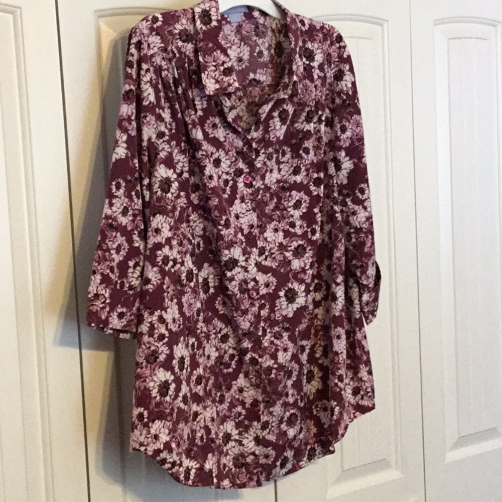 Only Necessities 3/4 sleeve blouse, size 1X